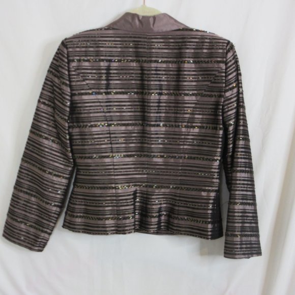 JS Collections Skirt Set Beaded Embroidered 3 Piece Formal Evening Size 6 - Picture 9 of 16